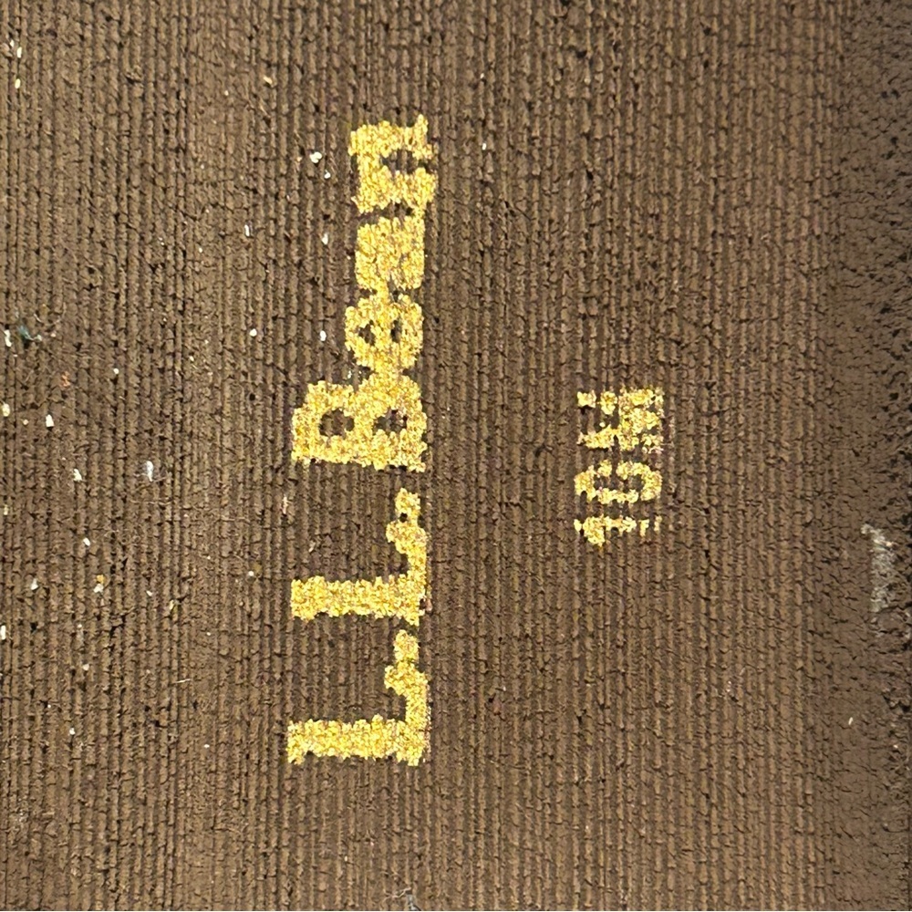 LL Bean Wicked Good Men's Slippers Brown Suede Shearling Warm Moccasin, Size 10M - Picture 10 of 10
